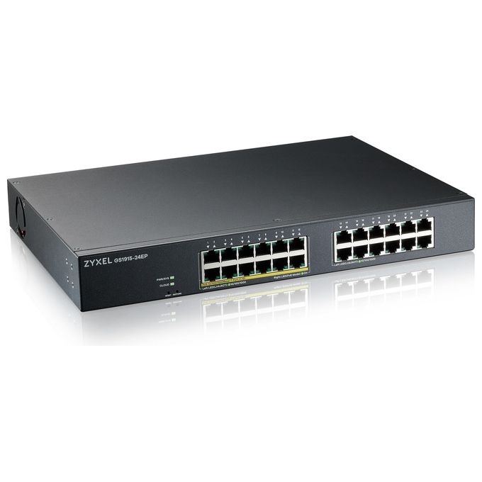 Zyxel GS1915-24EP Gestito L2 Gigabit Ethernet 10-100-1000 Supporto Power Over Ethernet 1U Nero
