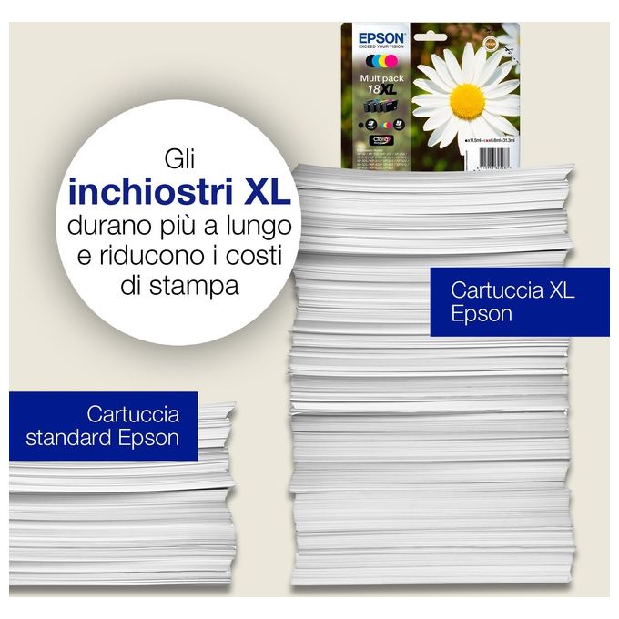 Epson Cartuc.nera Serie 18xl Margherita