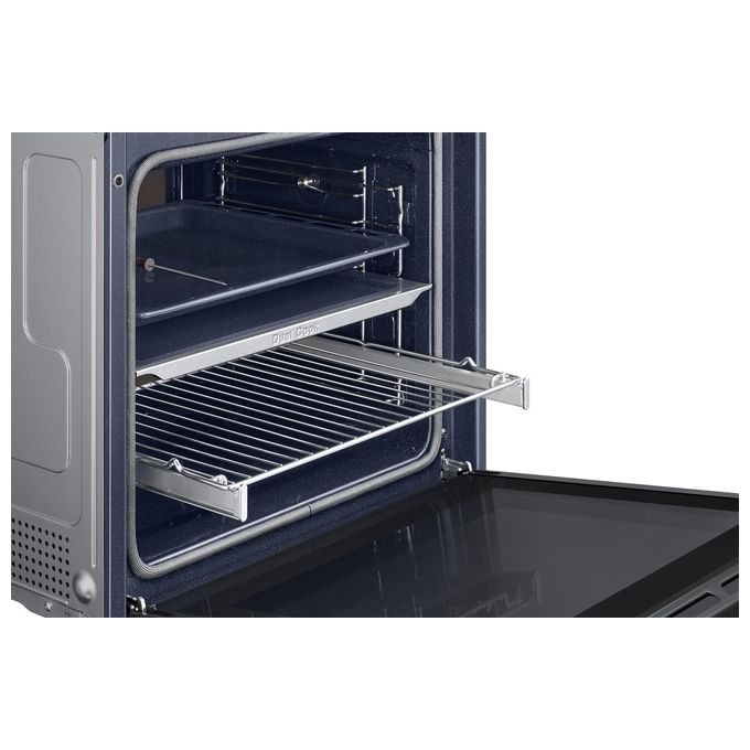 Samsung Dual Cook Serie 4 NV7B4240UBB Forno Multifunzione da Incasso 76 Litri 40 Classe A Funzioni di Cottura Finitura Black Inox