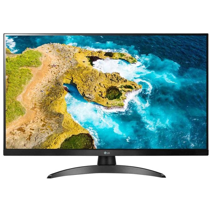 LG Monitor 27TQ615S-WZ 27'' HD Smart TV Nero con Piede Centrale, HDMI, DVBT2-S2