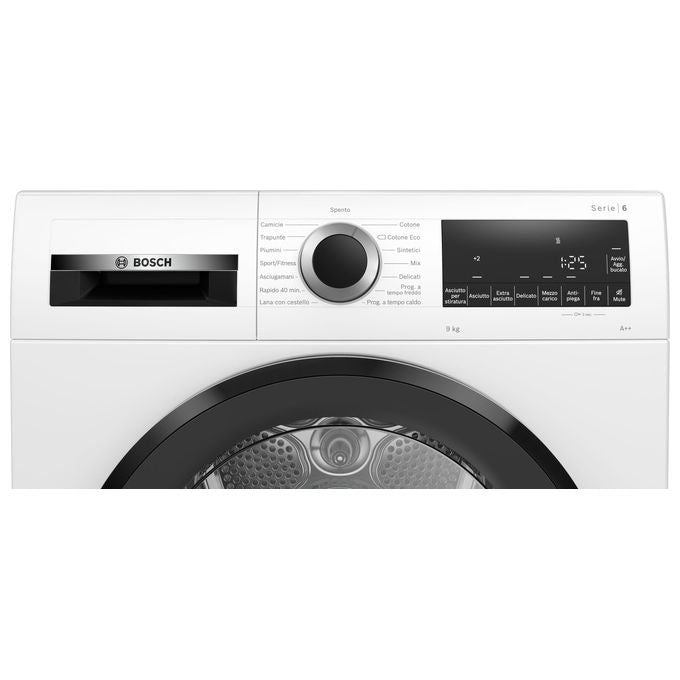 Bosch Serie 6 Asciugatrice a Pompa di Calore 9Kg Classe Energetica A con Filtro EasyClean