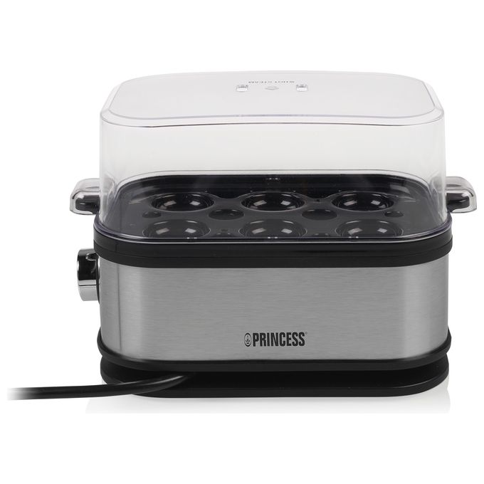 Princess 262046 Pentolino per Uova 6 Uova 400W Nero-Argento