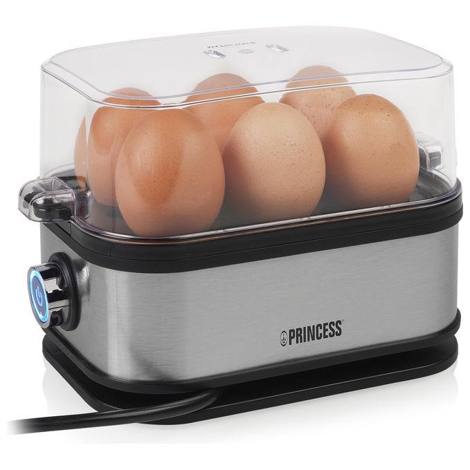 Princess 262046 Pentolino per Uova 6 Uova 400W Nero-Argento