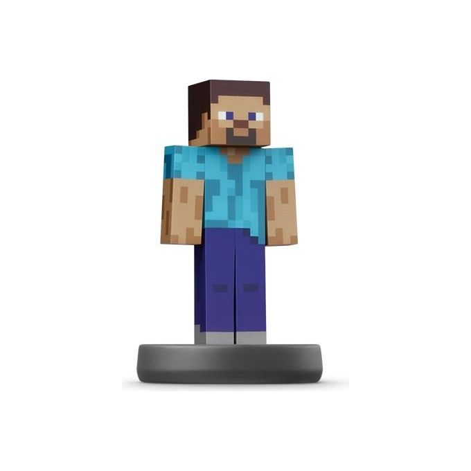 Nintendo Personaggio Interattivo Amiibo Minecraft Steve e Alex