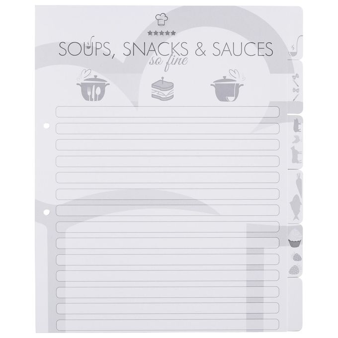 Herma Raccoglitore per Ricette Nero Home Cooking DIN A4