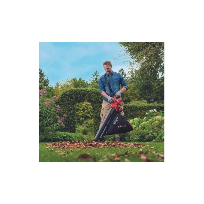 Einhell VENTURRO 18-210 Soffiatore di Foglie Cordless 210 km-h in Nero e Rosso per Giardino e Esterni