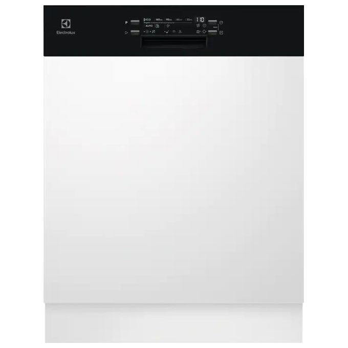 Electrolux Lavastoviglie da Incasso EEA47201IK 13 coperti Classe energetica E con Motore Inverter e tecnologia AirDry 60 cm Frontalino Nero
