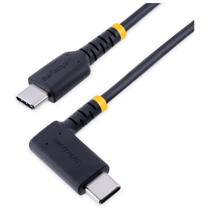StarTech.com Cavo di Ricarica Usb-C a 90° da 30cm Nero