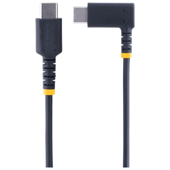 StarTech.com Cavo di Ricarica Usb-C a 90° da 30cm Nero