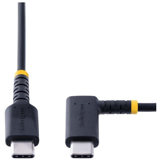 StarTech.com Cavo di Ricarica Usb-C a 90° da 30cm Nero