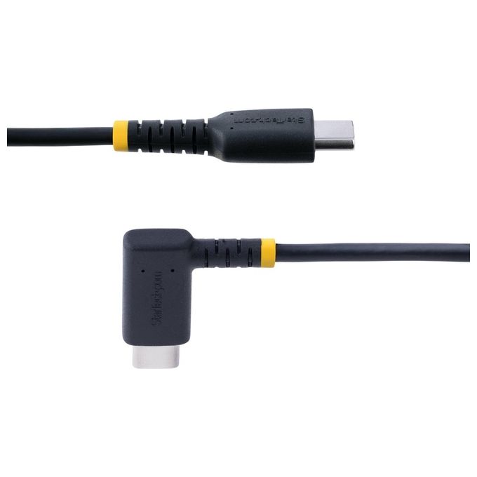 StarTech.com Cavo di Ricarica Usb-C a 90° da 30cm Nero