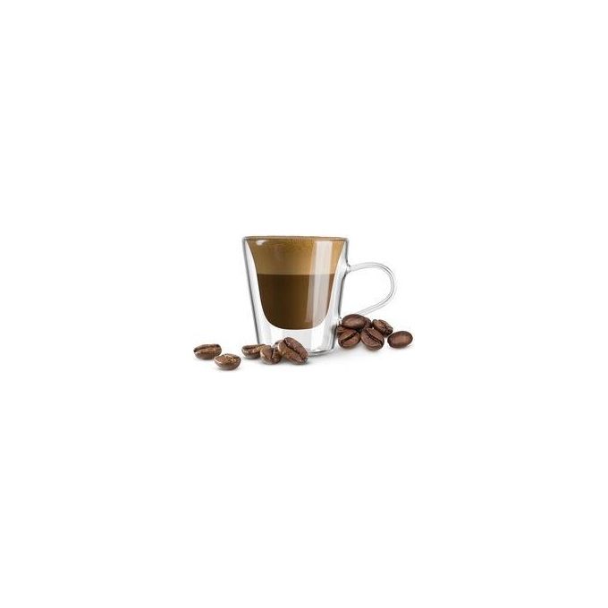 Caffe' Borbone capsule Cortado compatibili Lavazza A Modo Mio caffe' macchiato 16 pezzi