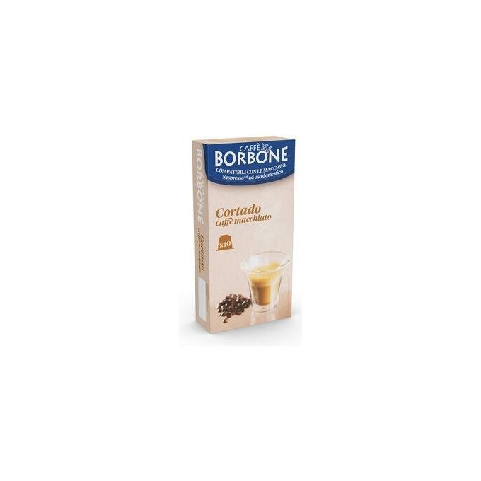 Borbone Respresso Cortado Sacchetto 10 Capsule Compatibili Nespresso