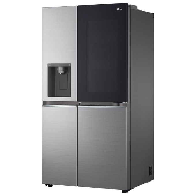 LG GSXV80PZLE Frigorifero Side-by-Side Instaview Door-in-Door Capacita' 635 Litri Classe Energetica E Total No Frost Wi-Fi  Inox Dispenser con allaccio