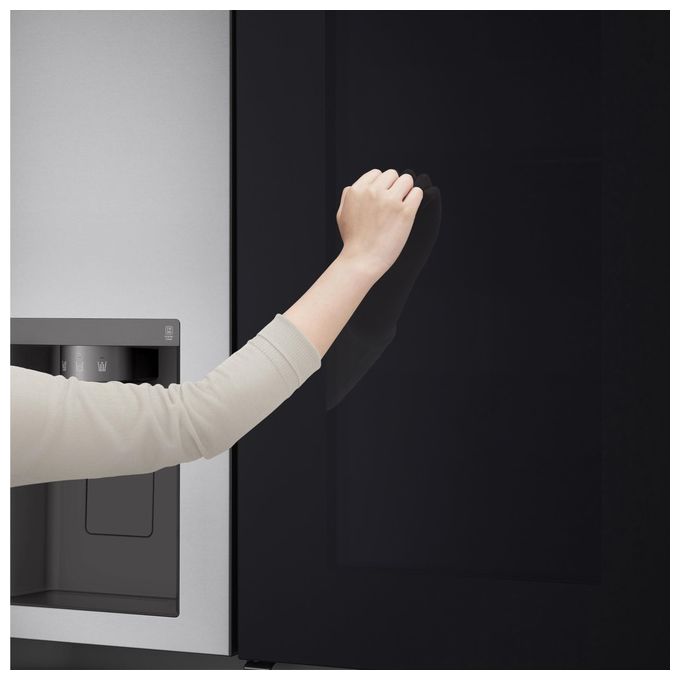 LG GSXV80PZLE Frigorifero Side-by-Side Instaview Door-in-Door Capacita' 635 Litri Classe Energetica E Total No Frost Wi-Fi  Inox Dispenser con allaccio