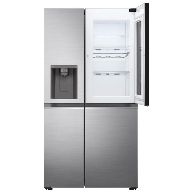LG GSXV80PZLE Frigorifero Side-by-Side Instaview Door-in-Door Capacita' 635 Litri Classe Energetica E Total No Frost Wi-Fi  Inox Dispenser con allaccio