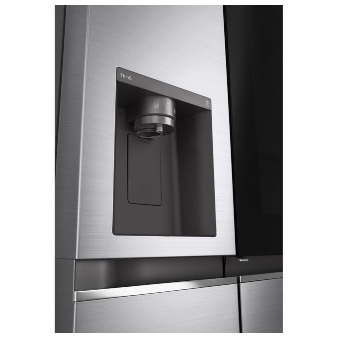 LG GSXV80PZLE Frigorifero Side-by-Side Instaview Door-in-Door Capacita' 635 Litri Classe Energetica E Total No Frost Wi-Fi  Inox Dispenser con allaccio