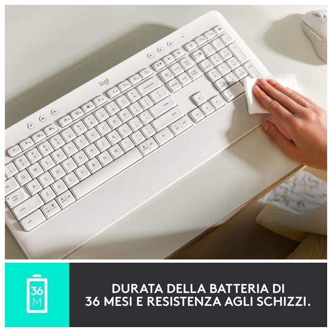 Logitech Signature K650 Tastiera Rf Senza Fili  Bluetooth Qwerty Italiano Grafite