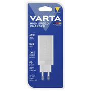 Varta Caricabatterie Rapido 65W GaN 2x Usb-C  Usb-A
