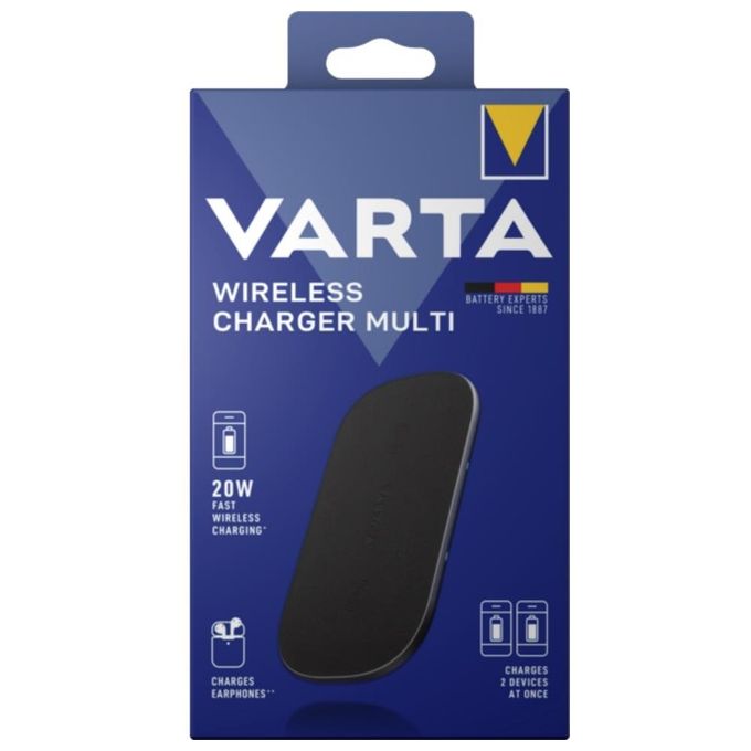 Varta Caricatore Wireless Multi 20W Max USB-C
