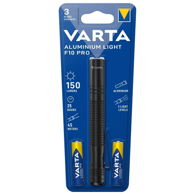 Varta Torcia Elettrica Alluminium Light F10 Pro