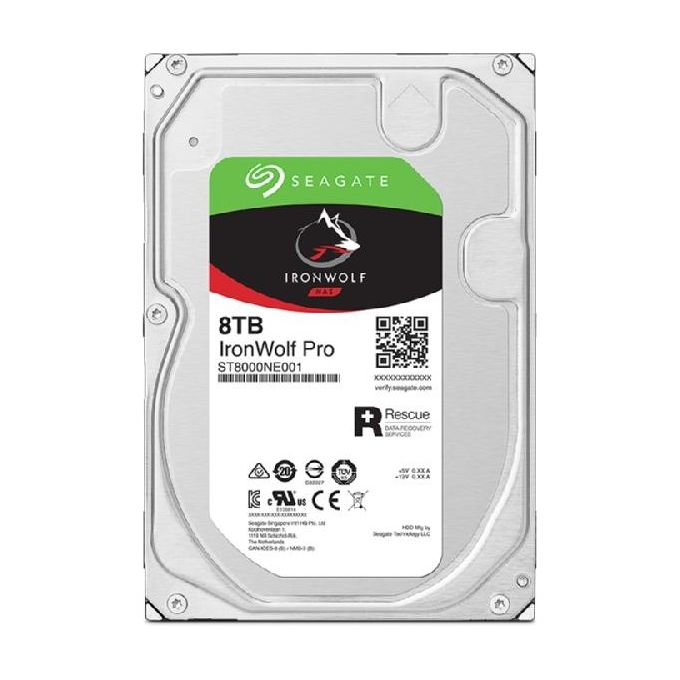 Seagate IronWolf Pro ST8000NT001 Disco Rigido Interno 3.5'' 8000Gb