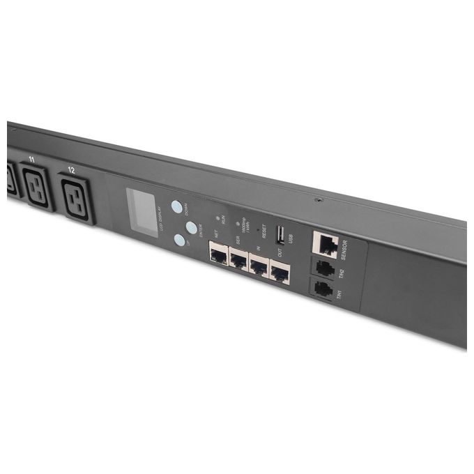 Digitus Smart PDU Input Monitored Ingresso 1x16A Uscite 20 x C13 4 x C19