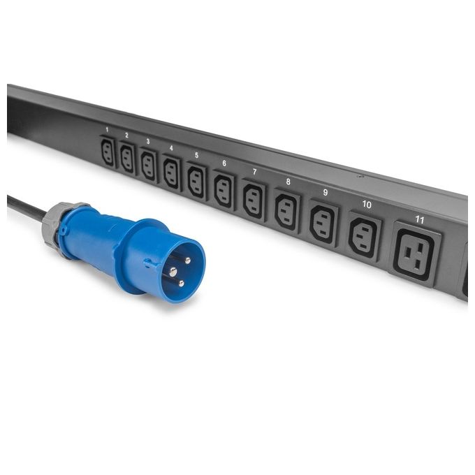 Digitus Smart PDU Input Monitored Ingresso 1x16A Uscite 20 x C13 4 x C19