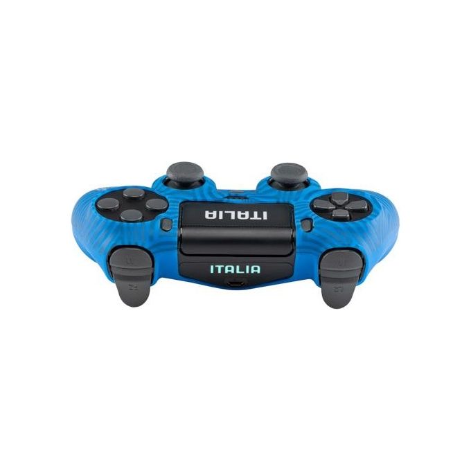 Qubick Cover Gamepad per PlayStation 4 FIGC Italia Blue