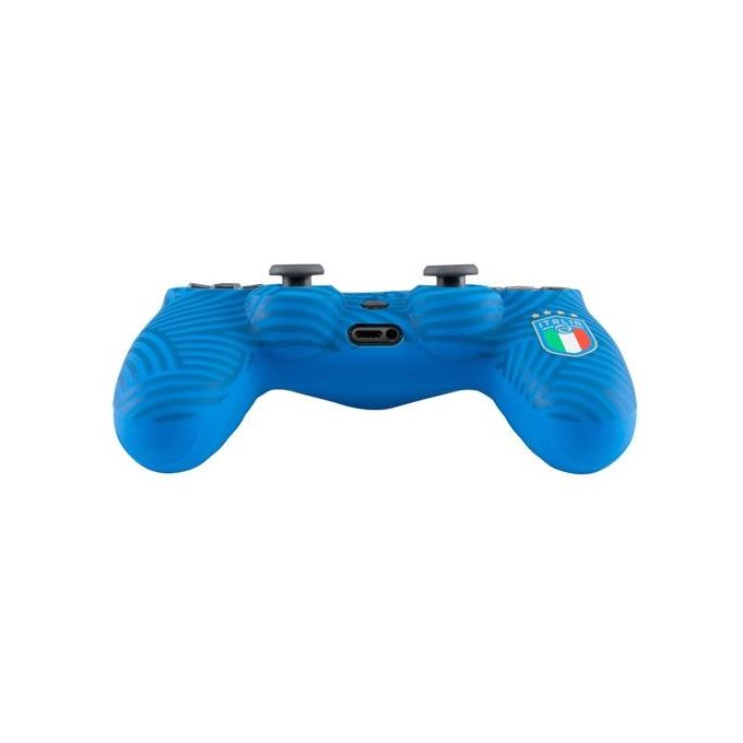 Qubick Cover Gamepad per PlayStation 4 FIGC Italia Blue