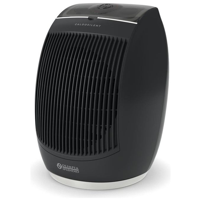 Olimpia Splendid 99329 Caldosilent Termoventilatore 2400W con Timer Oscillazione 90 Gradi e Protezione IP21 Nero