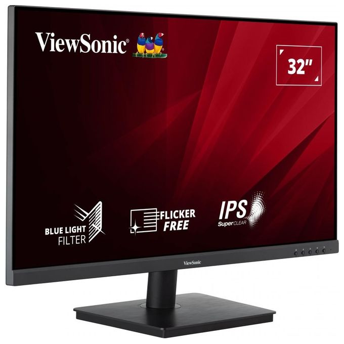 Viewsonic  Monitor VA3209-MH 32'' 1080p FHD IPS 75Hz VRR, with HDMI, DisplayPort, Altoparlanti integrati