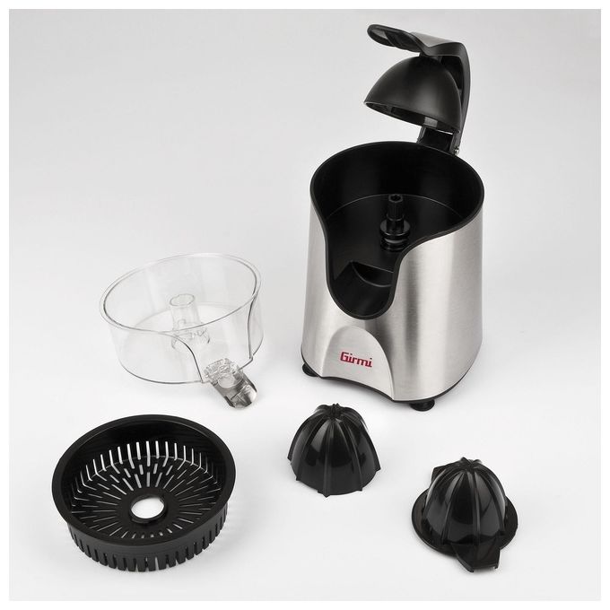 Girmi SR56 Spremiagrumi Elettrico con Braccio 2 Coni 40ml 85W Inox