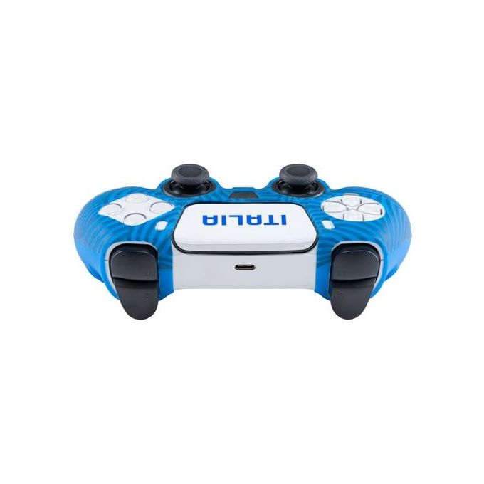 Qubick Cover Gamepad PlayStation 5 FIGC Italia Blue