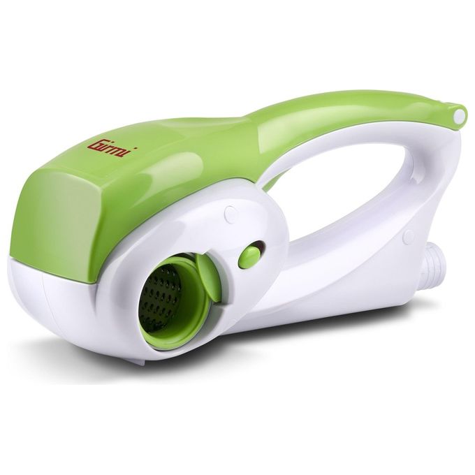 Girmi GT0203 Grattugia Elettrica Ricaricabile 12W 2 Rulli Inox Bianco-Verde