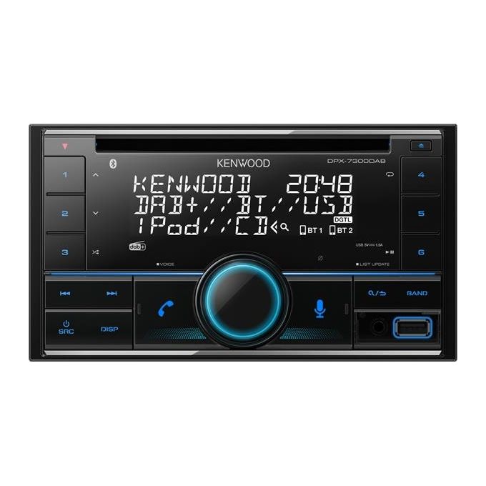 Kenwood DPX-7300DAB Autoradio CD-USB Receiver Con Digital Radio DAB Bluetooth Amazon Alexa