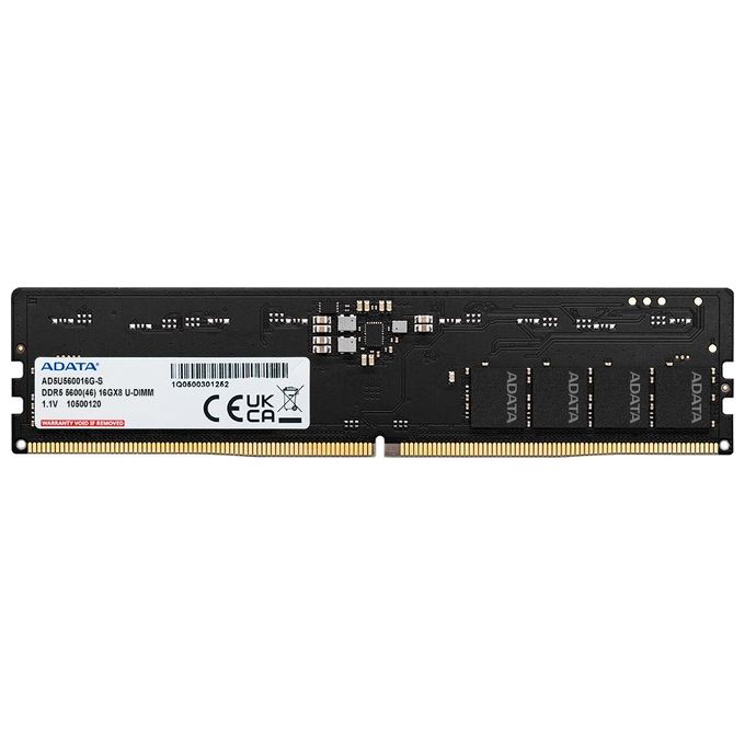 Adata AD5U560016G-S Memoria Ram Dimm 16Gb Ddr5 5600mhz Udimm