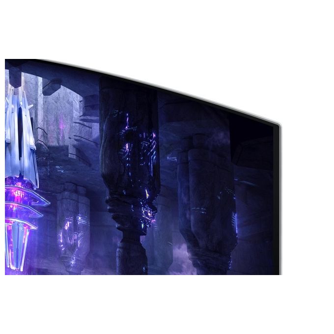 Samsung Monitor Gaming Odyssey OLED G8 (S34BG850), Curvo (1800R), 34'', 3440x1440 (WQHD), 21:9, HDR10+, OLED, 175 Hz, 0,1 ms, Freesync Premium, Micro HDMI, USB-C, Mini-DP, WiFi, Bluetooth, Casse, HAS