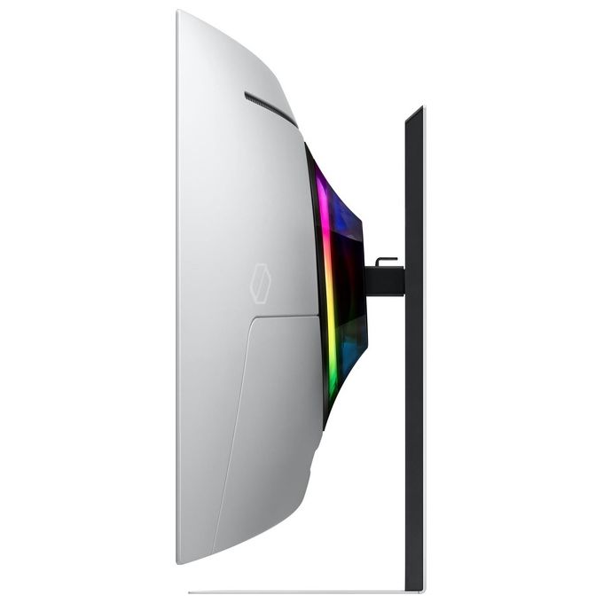 Samsung Monitor Gaming Odyssey OLED G8 (S34BG850), Curvo (1800R), 34'', 3440x1440 (WQHD), 21:9, HDR10+, OLED, 175 Hz, 0,1 ms, Freesync Premium, Micro HDMI, USB-C, Mini-DP, WiFi, Bluetooth, Casse, HAS