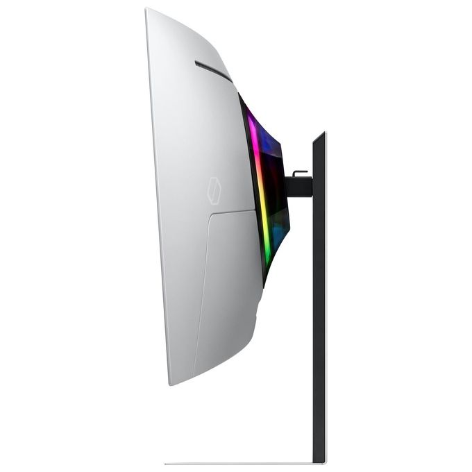 Samsung Monitor Gaming Odyssey OLED G8 (S34BG850), Curvo (1800R), 34'', 3440x1440 (WQHD), 21:9, HDR10+, OLED, 175 Hz, 0,1 ms, Freesync Premium, Micro HDMI, USB-C, Mini-DP, WiFi, Bluetooth, Casse, HAS