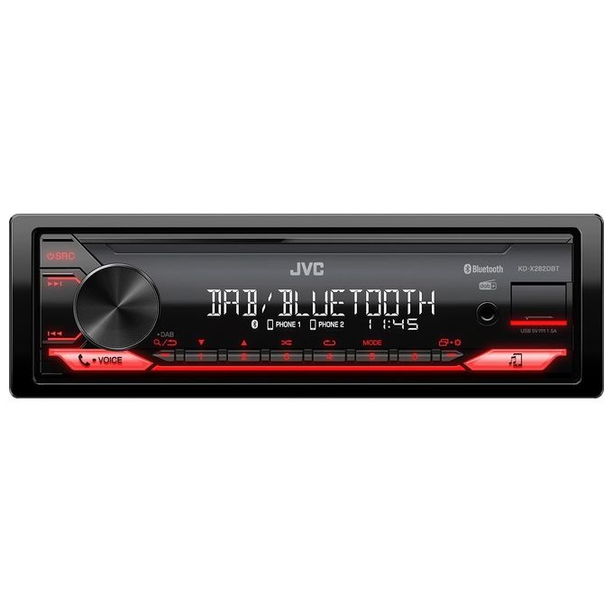JVC KD-X282DBT Sintolettore Mechaless Bluetooth dab Tuner Ricarica Smartphone 15a