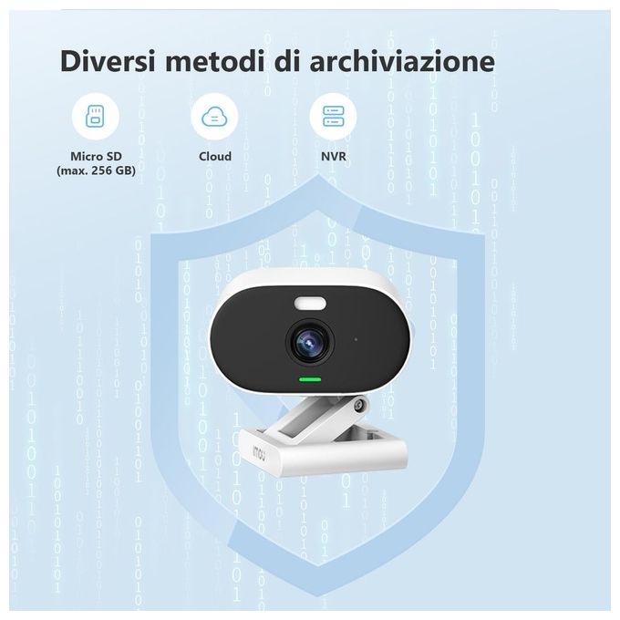 Imou Versa Telecamera 2mp Wi-fi da Interno-Esterno con Sirena e Faretto
