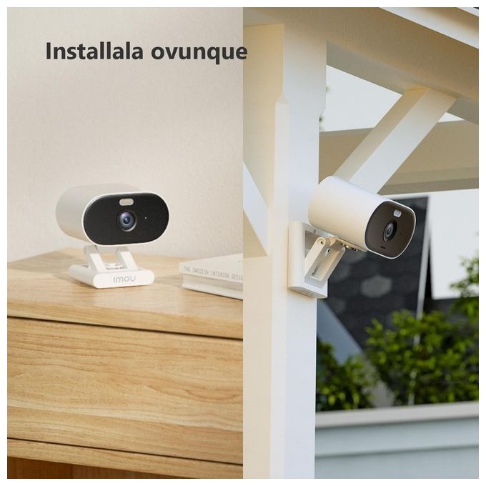 Imou Versa Telecamera 2mp Wi-fi da Interno-Esterno con Sirena e Faretto
