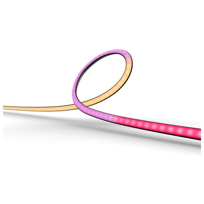 Philips Hue White and Color Ambiance Lightstrip Gradient per PC 32 -34'' Starter Kit  Hue Bridge
