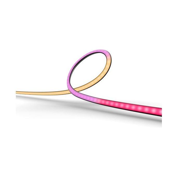 Philips Hue Play Lightstrip Gradiend per Pc 24-27'' Hue Bridge Incluso 18W