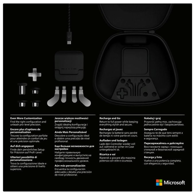 Microsoft Personalizzazione Controller Component Pack Elite 2 Core per Xbox One