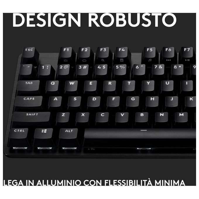 Logitech G413 TKL SE Tastiera Meccanica Gaming Tastiera Compatta Retroilluminata con Switch Meccanici Tattili Anti-Ghosting Alluminio Nero