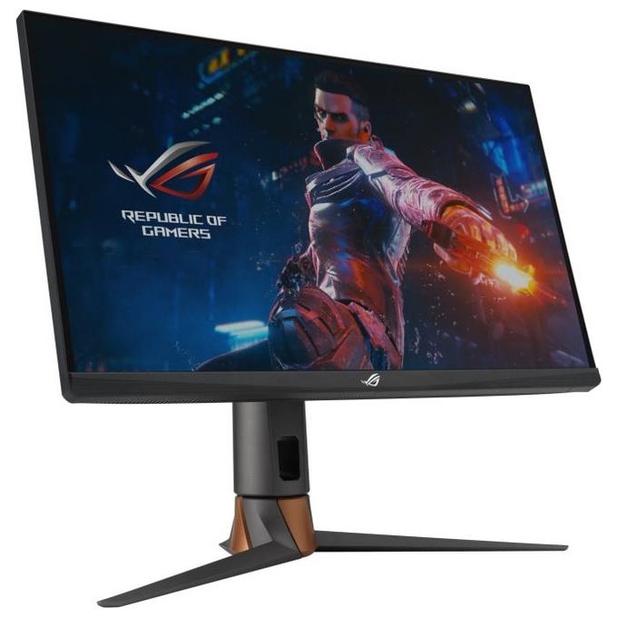 ASUS Monitor Gaming ROG Swift PG27AQN 27'', Frequenza 360Hz, Risoluzione 2560x1440 QHD, Nvidia Reflex, Ultrafast IPS, Tempo di Risposta1ms, HDR10, DP-HDMI