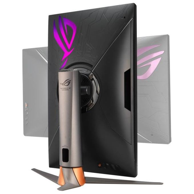 ASUS Monitor Gaming ROG Swift PG27AQN 27'', Frequenza 360Hz, Risoluzione 2560x1440 QHD, Nvidia Reflex, Ultrafast IPS, Tempo di Risposta1ms, HDR10, DP-HDMI