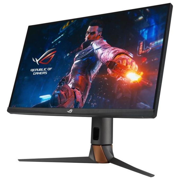 ASUS Monitor Gaming ROG Swift PG27AQN 27'', Frequenza 360Hz, Risoluzione 2560x1440 QHD, Nvidia Reflex, Ultrafast IPS, Tempo di Risposta1ms, HDR10, DP-HDMI